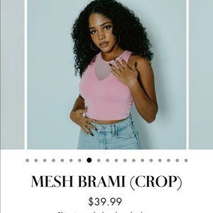 Klassy Network Cropped Mesh Brami